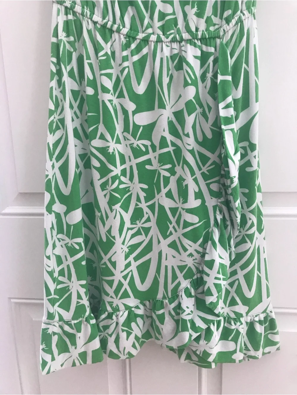 LILLY PULITZER Flor Dress in the Green Bean Light My Fire Pattern - Picture 8 of 14
